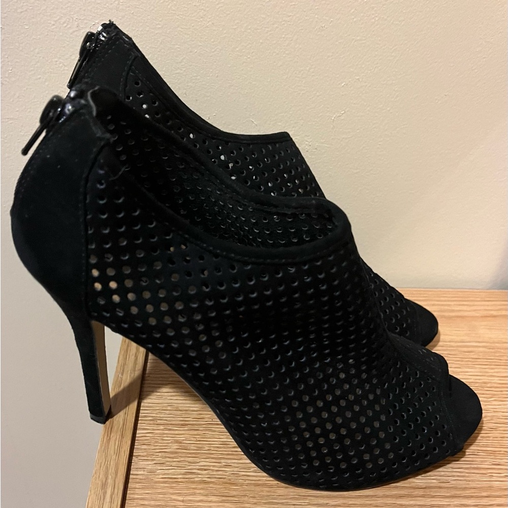 Madden Girl Black Cutout Heels